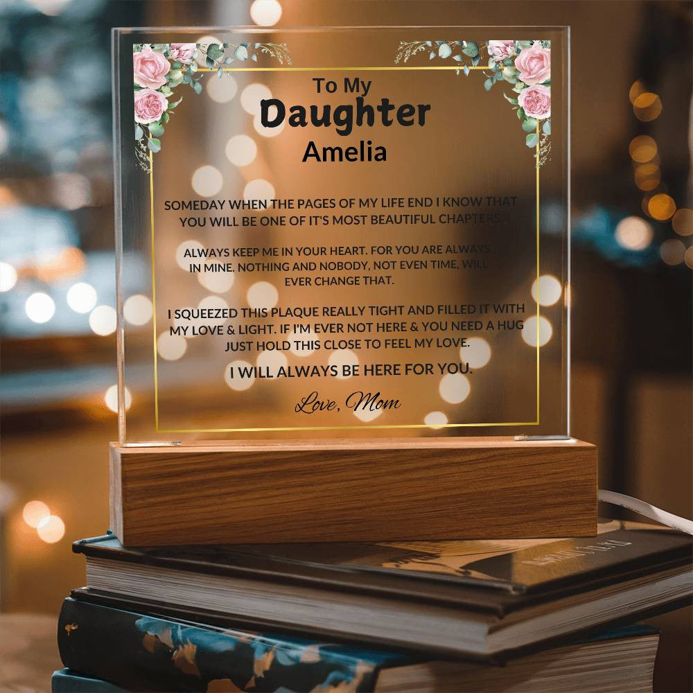 Daughter Plaque Gift-[Heartfelt Family Gift]