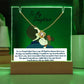 Dad Daughter Acrylic Necklace Gift Set-[Heartfelt Family Gift]