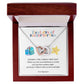 First Day of Kindergarten Joined Hearts Back to School Necklace-[Heartfelt Family Gift]
