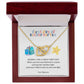 First Day of Kindergarten Joined Hearts Back to School Necklace-[Heartfelt Family Gift]