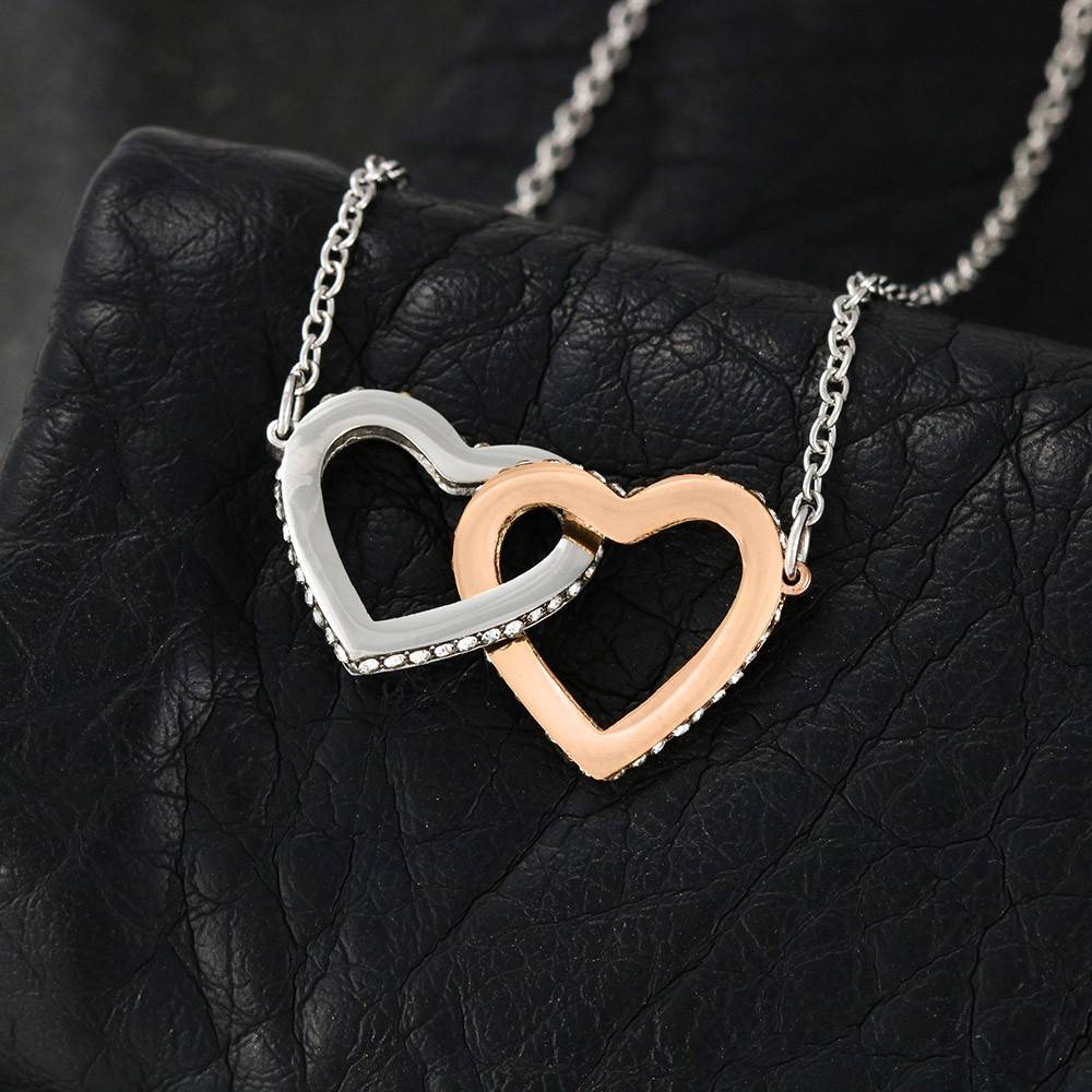 First Day of Kindergarten Joined Hearts Back to School Necklace-[Heartfelt Family Gift]