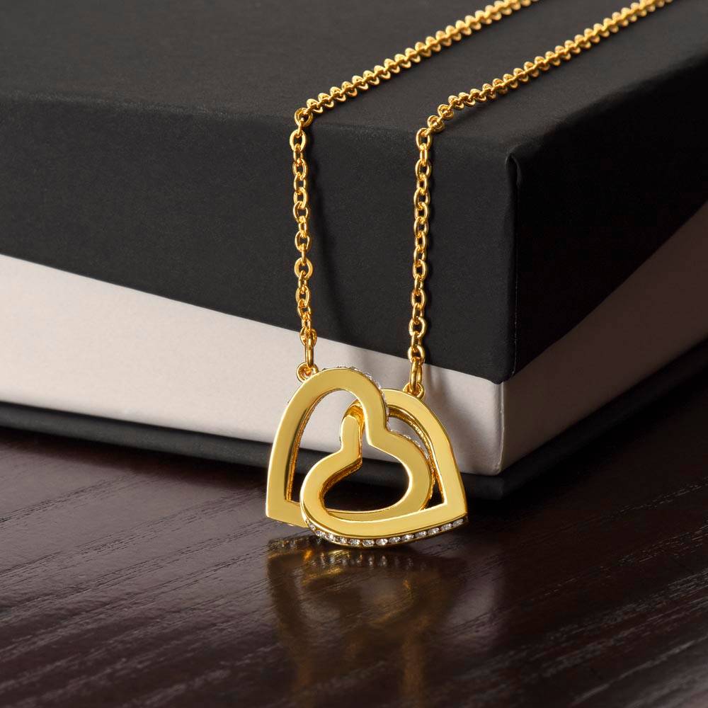 First Day of Kindergarten Joined Hearts Back to School Necklace-[Heartfelt Family Gift]