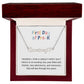 First Day of Pre-K Name Necklace with Heart-[Heartfelt Family Gift]