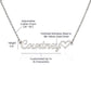 First Day of Pre-K Name Necklace with Heart-[Heartfelt Family Gift]