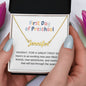 First Day of Preschool Personalized Name Necklace-[Heartfelt Family Gift]