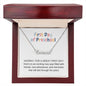 First Day of Preschool Personalized Name Necklace-[Heartfelt Family Gift]