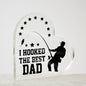 Fishing Dad Acrylic Heart-[Heartfelt Family Gift]