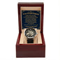 Future Husband Men's Openwork Watch with Lighted Gift Box-[Heartfelt Family Gift]