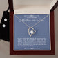 Future Mother in Law Heart Necklace Earring Set Gift From Bride-[Heartfelt Family Gift]