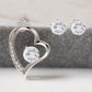 Future Mother in Law Heart Necklace Earring Set Gift From Bride-[Heartfelt Family Gift]
