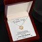 Gorgeous Wife - Loving You - Love Knot Necklace-[Heartfelt Family Gift]