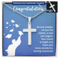 Graduation Cross - Personalized Engraved Cross Necklace Gift-[Heartfelt Family Gift]