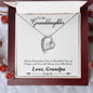 Granddaughter - Always In My Heart Necklace-[Heartfelt Family Gift]