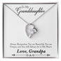 Granddaughter - Always In My Heart Necklace-[Heartfelt Family Gift]