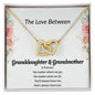 Granddaughter and Grandmother Interlocking Heart Necklace Gift-[Heartfelt Family Gift]