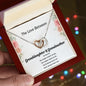 Granddaughter and Grandmother Interlocking Heart Necklace Gift-[Heartfelt Family Gift]