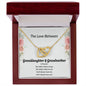 Granddaughter and Grandmother Interlocking Heart Necklace Gift-[Heartfelt Family Gift]