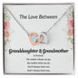 Granddaughter and Grandmother Interlocking Heart Necklace Gift-[Heartfelt Family Gift]