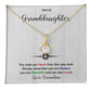 Granddaughter - Beautiful and Loved - Alluring Beauty Necklace-[Heartfelt Family Gift]