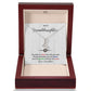 Granddaughter - Beautiful and Loved - Alluring Beauty Necklace-[Heartfelt Family Gift]