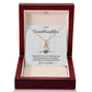 Granddaughter - Beautiful and Loved - Alluring Beauty Necklace-[Heartfelt Family Gift]