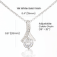 Granddaughter - Beautiful and Loved - Alluring Beauty Necklace-[Heartfelt Family Gift]