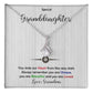 Granddaughter - Beautiful and Loved - Alluring Beauty Necklace-[Heartfelt Family Gift]