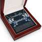 Granddaughter Beautiful Chapters Name Necklace with Heart-[Heartfelt Family Gift]