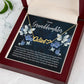 Granddaughter Beautiful Chapters Name Necklace with Heart-[Heartfelt Family Gift]