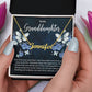 Granddaughter Butterfly Personalized Name Necklace-[Heartfelt Family Gift]