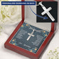 Granddaughter Personalized Cross Necklace-[Heartfelt Family Gift]