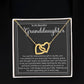 Granddaughter Precious Gift Interlocking Hearts Necklace-[Heartfelt Family Gift]