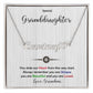 Granddaughter You Stole My Heart Personalized Name Necklace With Heart-[Heartfelt Family Gift]
