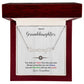 Granddaughter You Stole My Heart Personalized Name Necklace With Heart-[Heartfelt Family Gift]