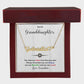 Granddaughter You Stole My Heart Personalized Name Necklace With Heart-[Heartfelt Family Gift]