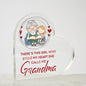 Grandma Acrylic Heart-[Heartfelt Family Gift]
