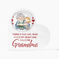 Grandma Acrylic Heart-[Heartfelt Family Gift]