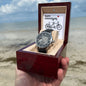 Happy Anniversary Men's Openwork Watch with Lighted Gift Box-[Heartfelt Family Gift]