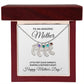Happy Mother's Day Personalized Birthstone Baby Feet Necklace Gift-[Heartfelt Family Gift]