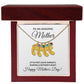Happy Mother's Day Personalized Birthstone Baby Feet Necklace Gift-[Heartfelt Family Gift]