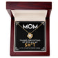 Humorous Gift For Mom From The Favorite Child -Love Knot Necklace-[Heartfelt Family Gift]