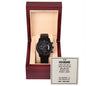 I choose you Black Chronograph Watch with Lighted Gift Box-[Heartfelt Family Gift]