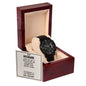 I choose you Black Chronograph Watch with Lighted Gift Box-[Heartfelt Family Gift]