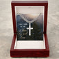 I have found the one Personalized Cross Necklace with Cuban Chain-[Heartfelt Family Gift]