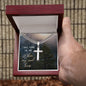I have found the one Personalized Cross Necklace with Cuban Chain-[Heartfelt Family Gift]