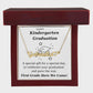 Kindergarten Graduation - Personalized Name Necklace With Heart-[Heartfelt Family Gift]