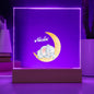 Lighted Acrylic Nursery Boy's Room Nightlight with Personalized Name-[Heartfelt Family Gift]