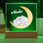 Lighted Acrylic Nursery Boy's Room Nightlight with Personalized Name-[Heartfelt Family Gift]