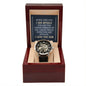 Love You Son Men's Openwork Watch with Lighted Gift Box-[Heartfelt Family Gift]