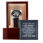 Love You Son Men's Openwork Watch with Lighted Gift Box-[Heartfelt Family Gift]
